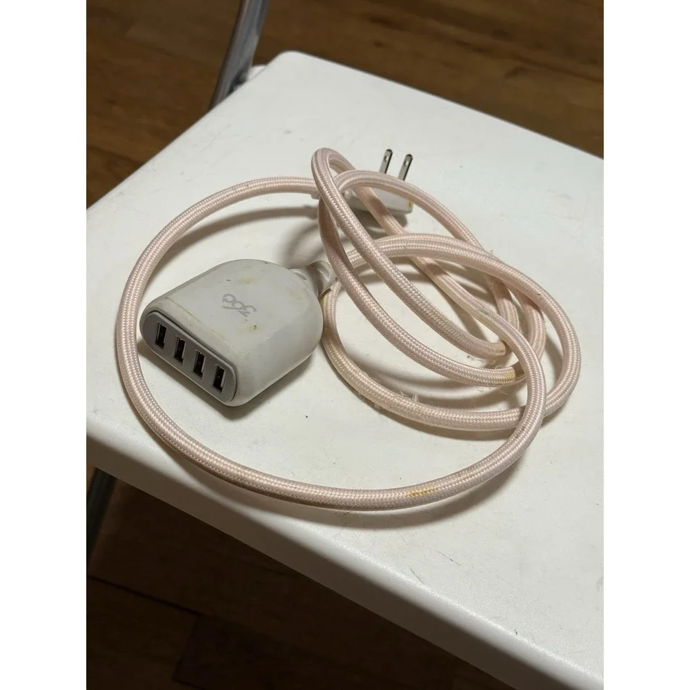 360 Electrical 4-Port USB Extension Cord 6 ft Premium USB Extension Cord US Plug
